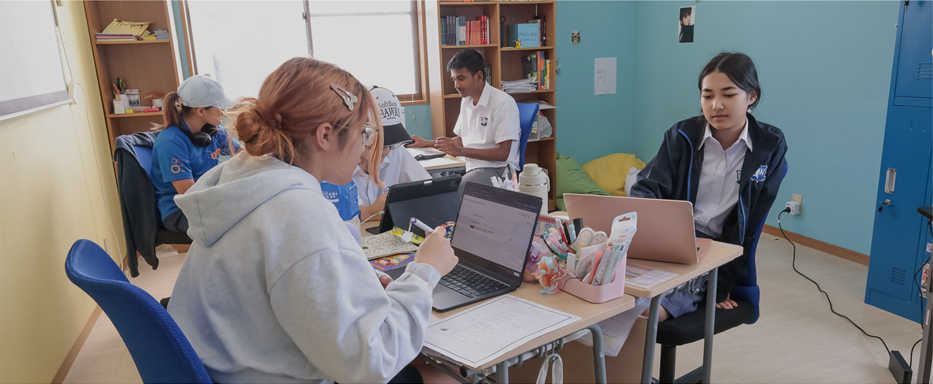 Classroom Scenes in the High School Division